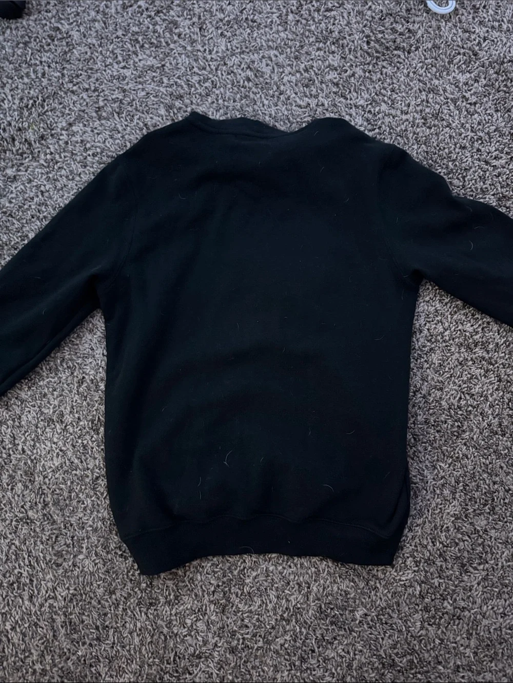 True Religion Black Hoodie with Orange Logo Script - Picture 3 of 3